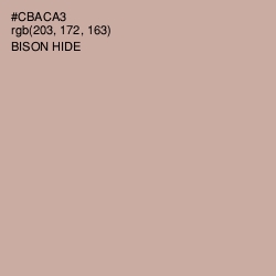 #CBACA3 - Bison Hide Color Image